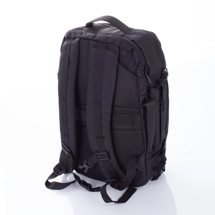 3- Funkciós Utazó Hátizsák, WizzAir méretű 40x30x20cm, Fekete Színben