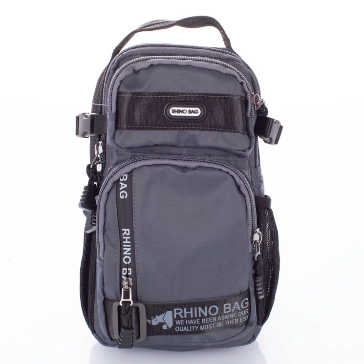 Sokzsebes Testtáska szürke színben