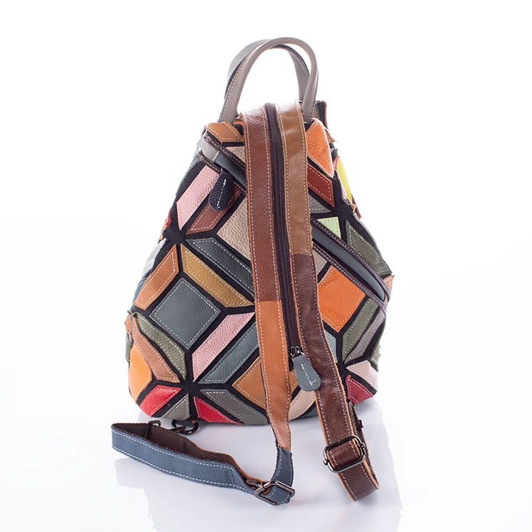 Különleges Valódi bőr női hátizsák