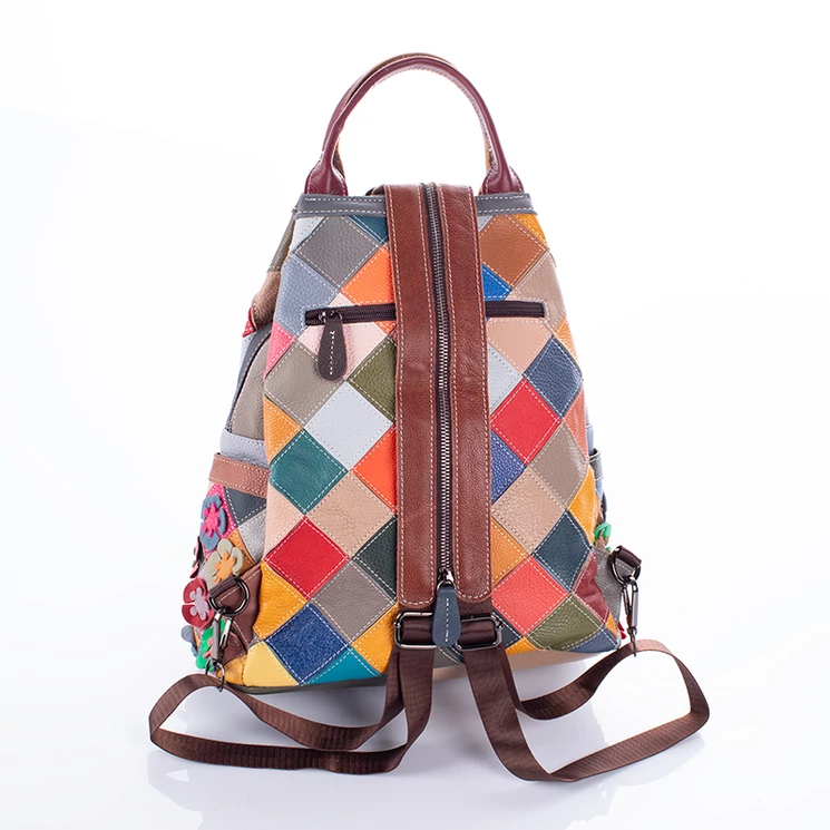 Különleges Valódi bőr női hátizsák