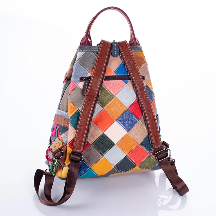 Különleges Valódi bőr női hátizsák