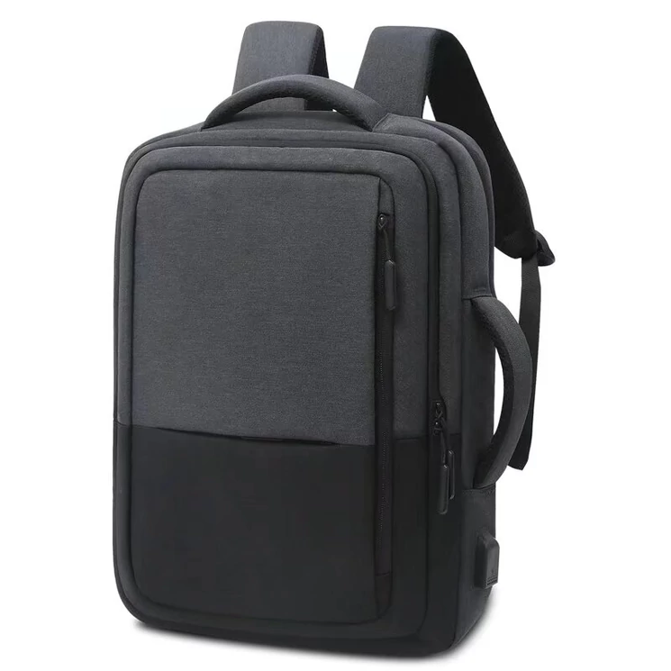 Fedélzeti méretű laptophátizsák 40 x 30 x 20 cm USB csatlakozóval