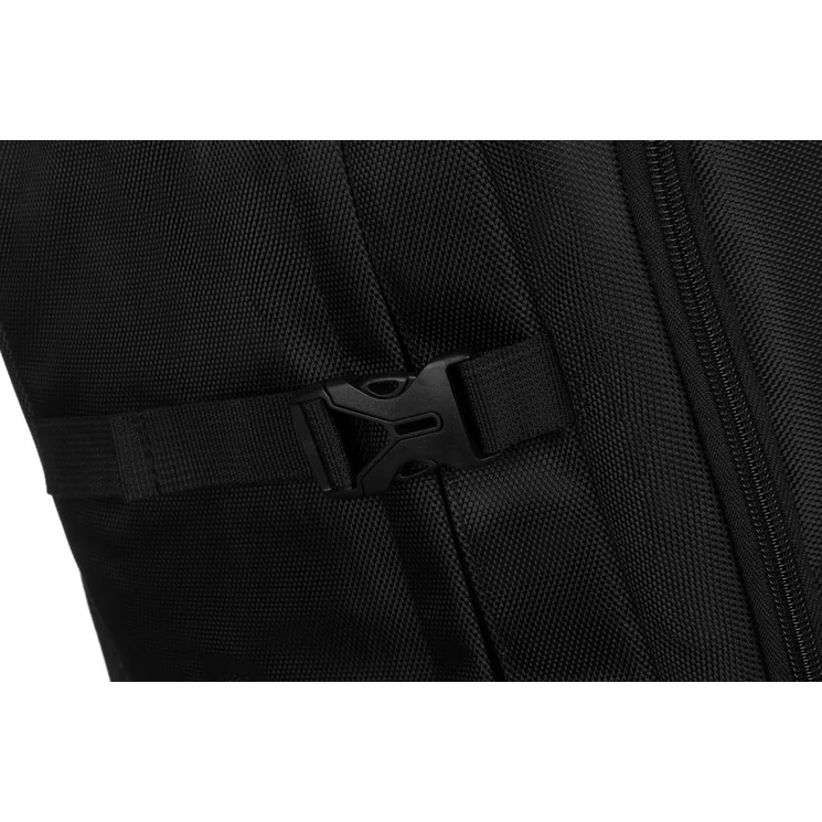 Peterson 3- Funkciós Utazó Hátizsák, WizzAir méretű 40x30x20cm, Fekete-Sárga Színben / USB csatlakozóval