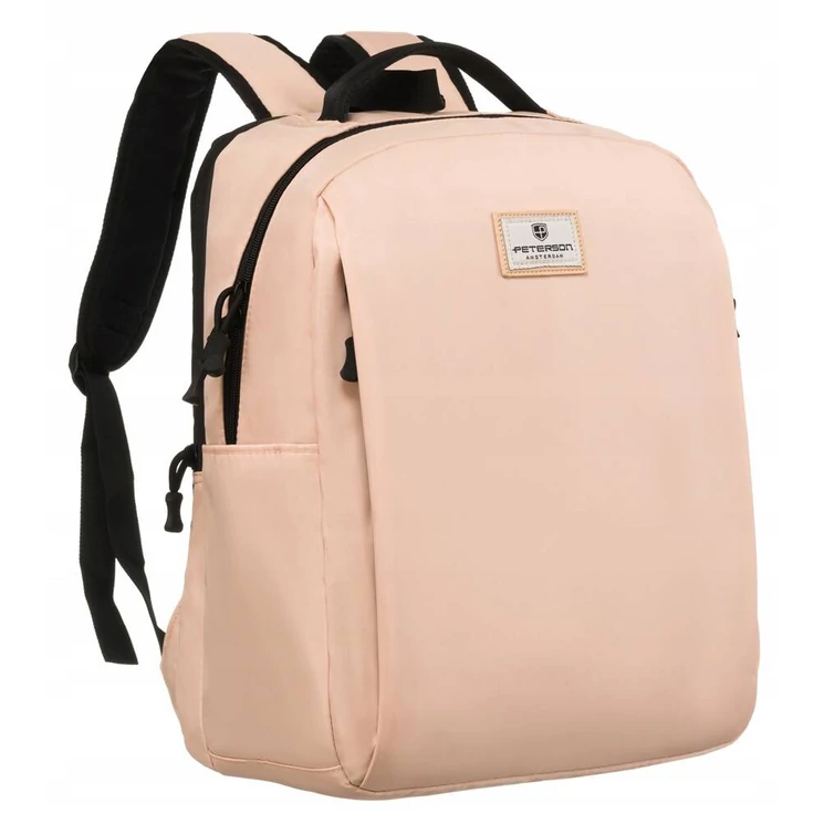 Laptoptartós városi hátizsák Bézs színben