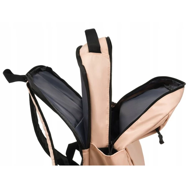 Laptoptartós városi hátizsák Bézs színben