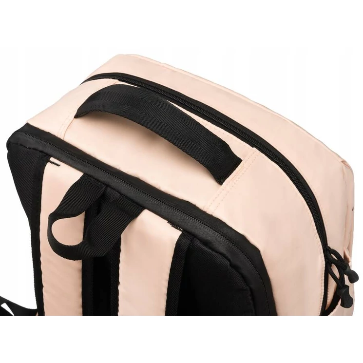 Laptoptartós városi hátizsák Bézs színben