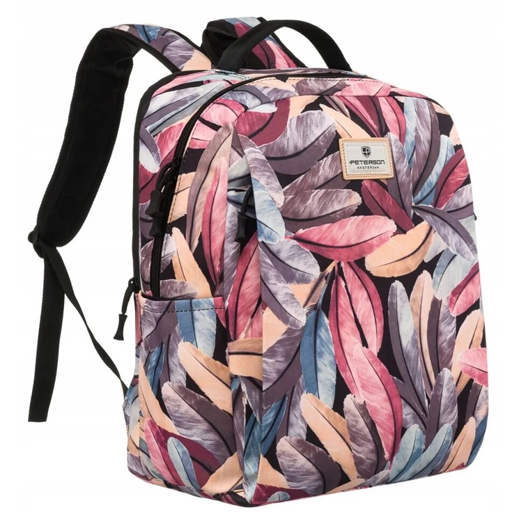 Laptoptartós városi hátizsák Divatos mintával