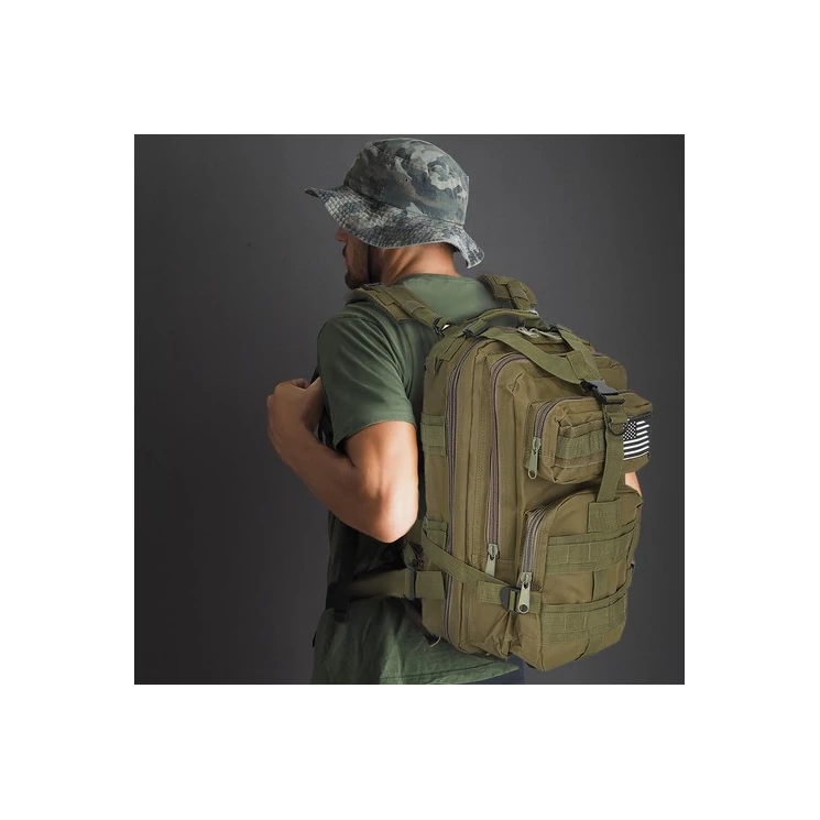 Military katonai túrahátizsák khaki színben 30L