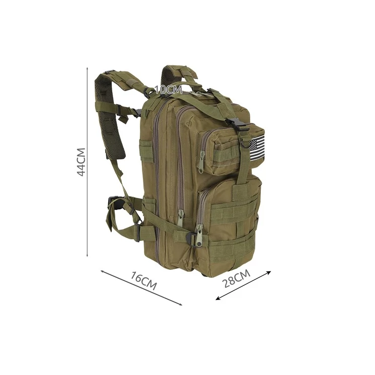 Military katonai túrahátizsák khaki színben 30L