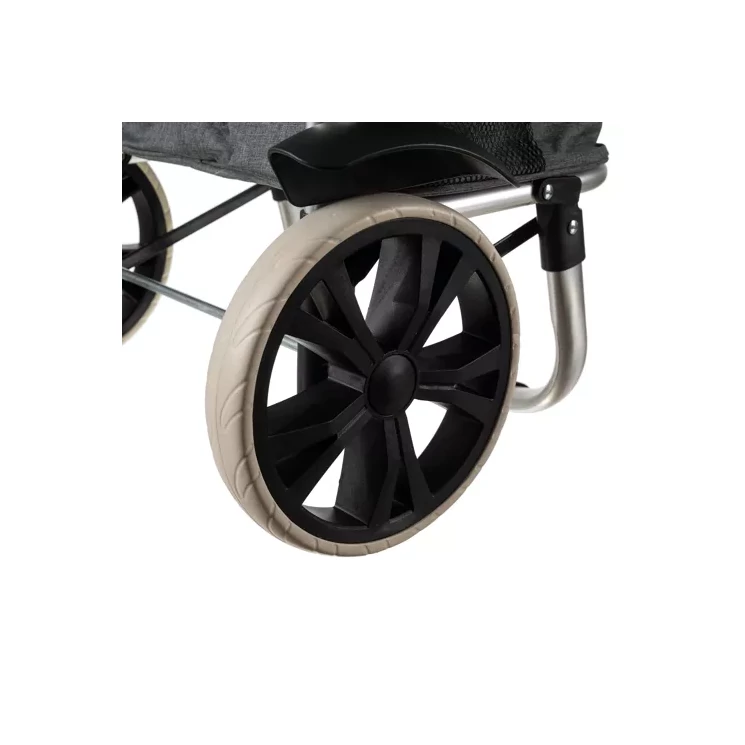 Nagyméretű ultrakönnyű összehajtható gurulós bevásárlókocsi 