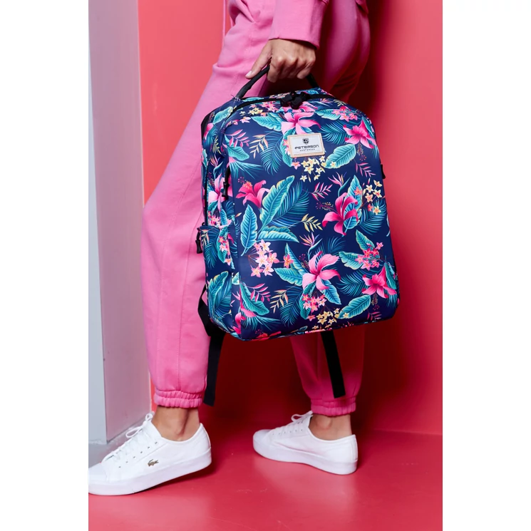 Laptoptartós városi hátizsák Divatos mintával