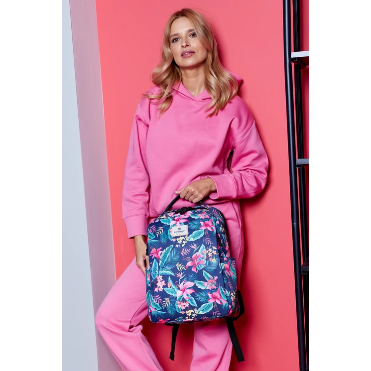 Laptoptartós városi hátizsák Divatos mintával