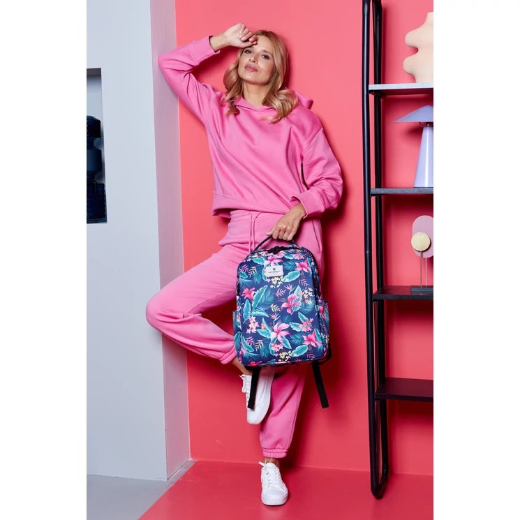 Laptoptartós városi hátizsák Divatos mintával