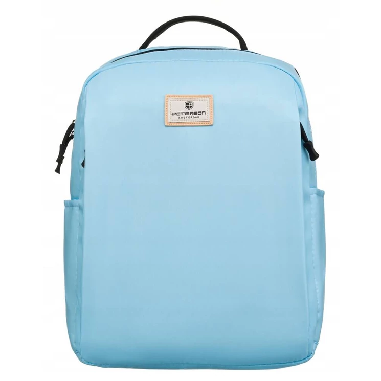 Laptoptartós városi hátizsák Világoskék színben