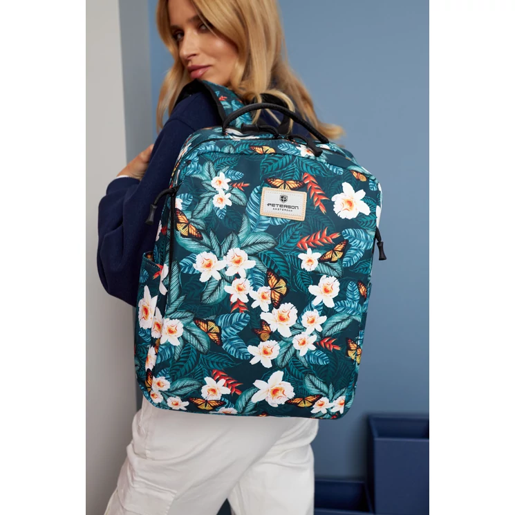 Laptoptartós városi hátizsák Divatos mintával