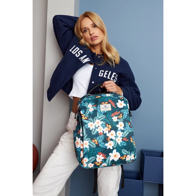 Laptoptartós városi hátizsák Divatos mintával