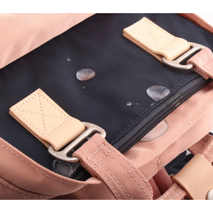 Tágas, városi hátizsák laptoptartóval Kék-Rózsaszín színben