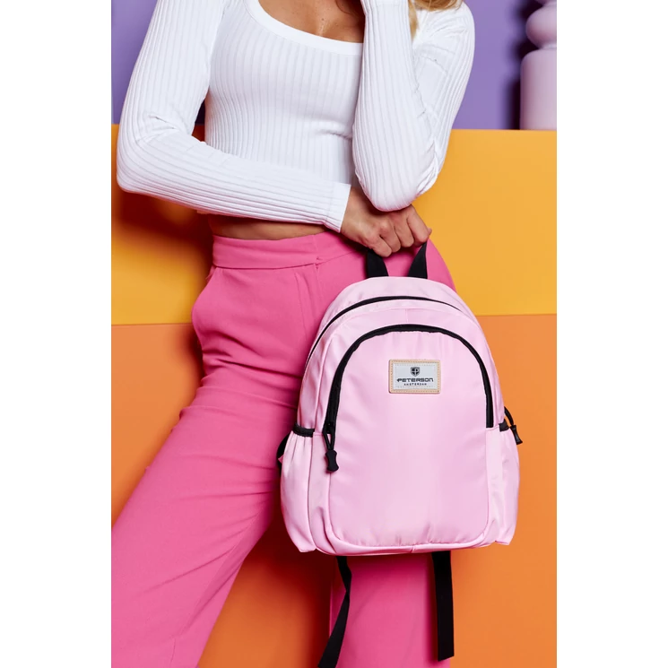 Peterson Városi Női Hátizsák Rózsaszín színben