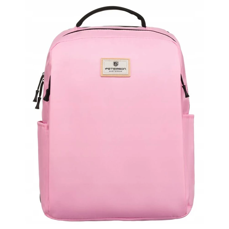 Laptoptartós városi hátizsák Rózsaszín színben