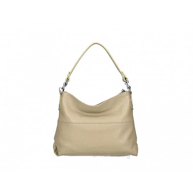 Valódi bőr női táska Taupe színben