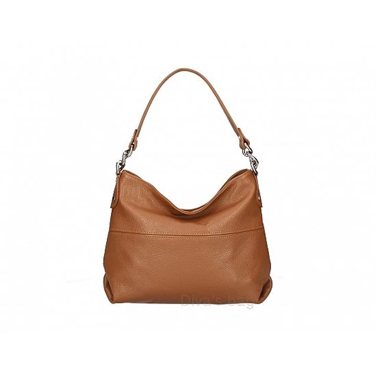 Valódi bőr női táska Konyak színben