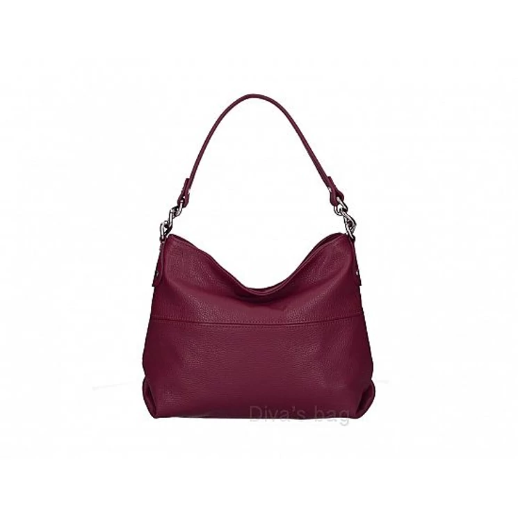 Valódi bőr női táska Bordó színben