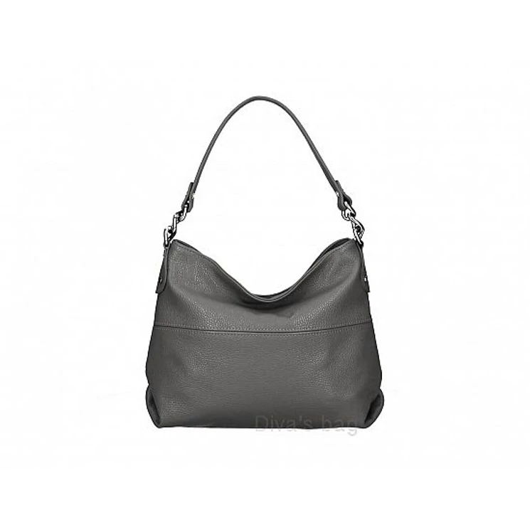 Valódi bőr női táska Szürke színben