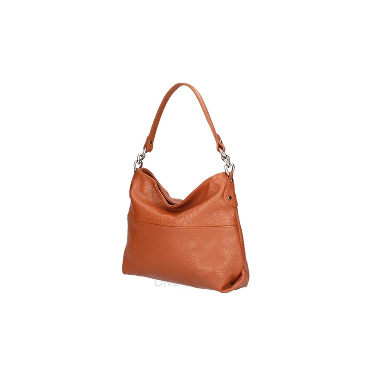 Valódi bőr női táska Papaya színben