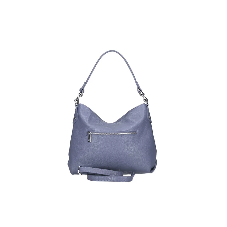 Valódi bőr női táska Égszínkék színben