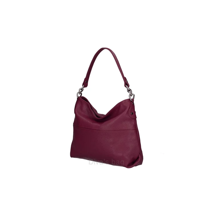 Valódi bőr női táska Bordó színben