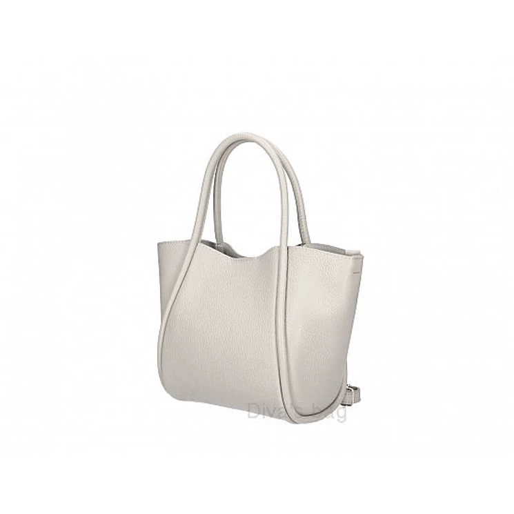 Valódi bőr női válltáska Szürke színben