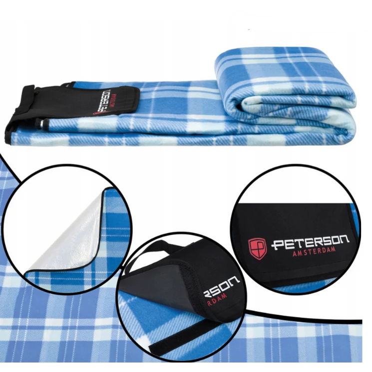 Szövet piknik takaró vízálló szigeteléssel XL 200x200 cm