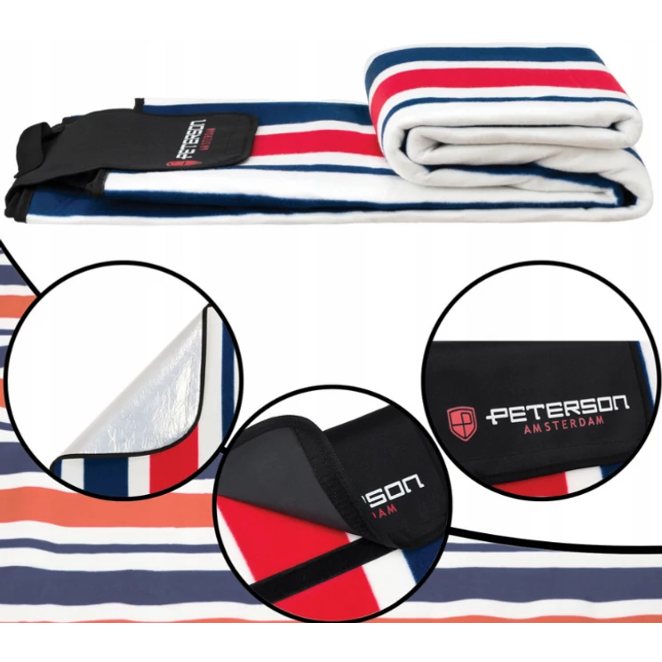 Szövet piknik takaró vízálló szigeteléssel XL 200x200 cm