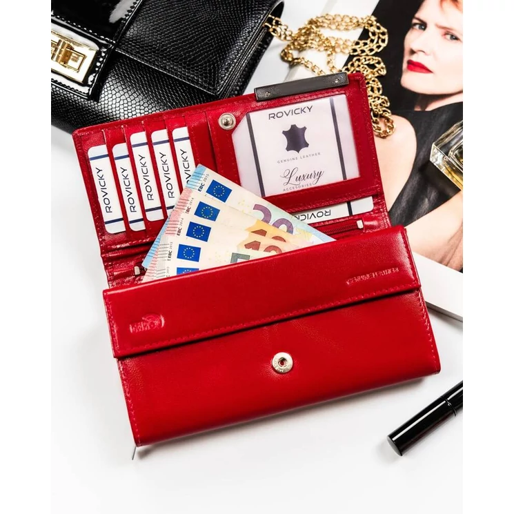 4U Cavaldi Valódi bőr női pénztárca