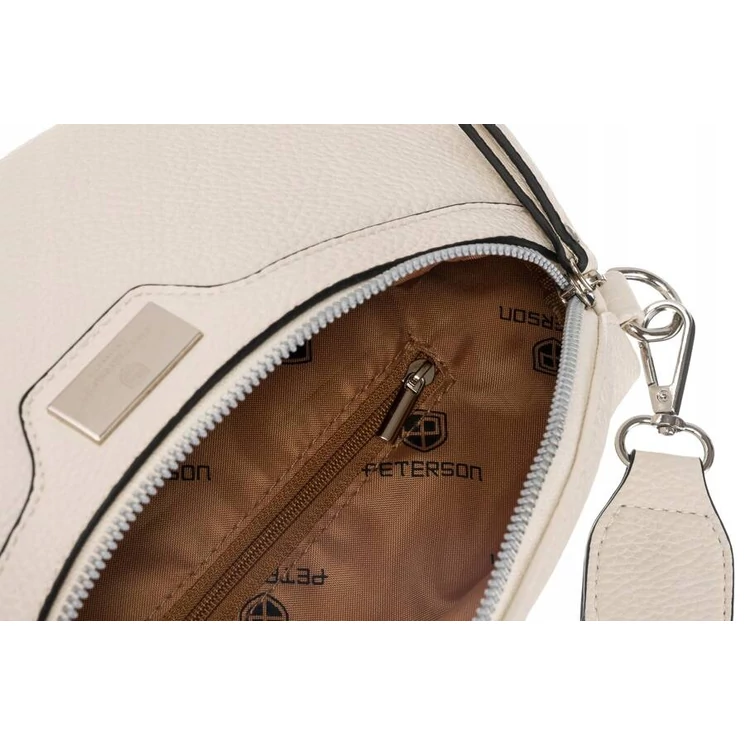 Elegáns Női Övtáska/Oldaltáska + Praktikus kiegészítővel fehér színben