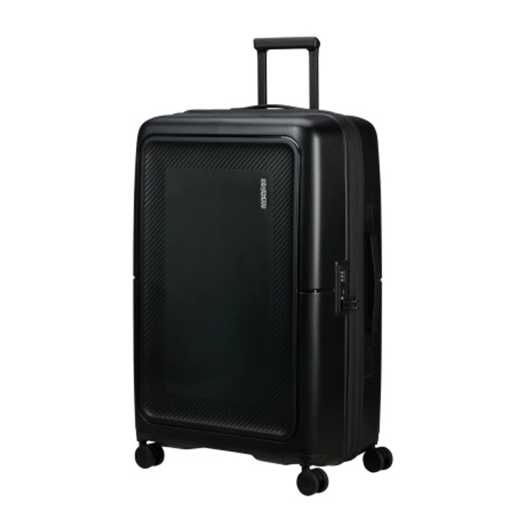 AMERICAN TOURISTER DASHPOP SPINNER 77/28 EXP TSA TRUE BLACK