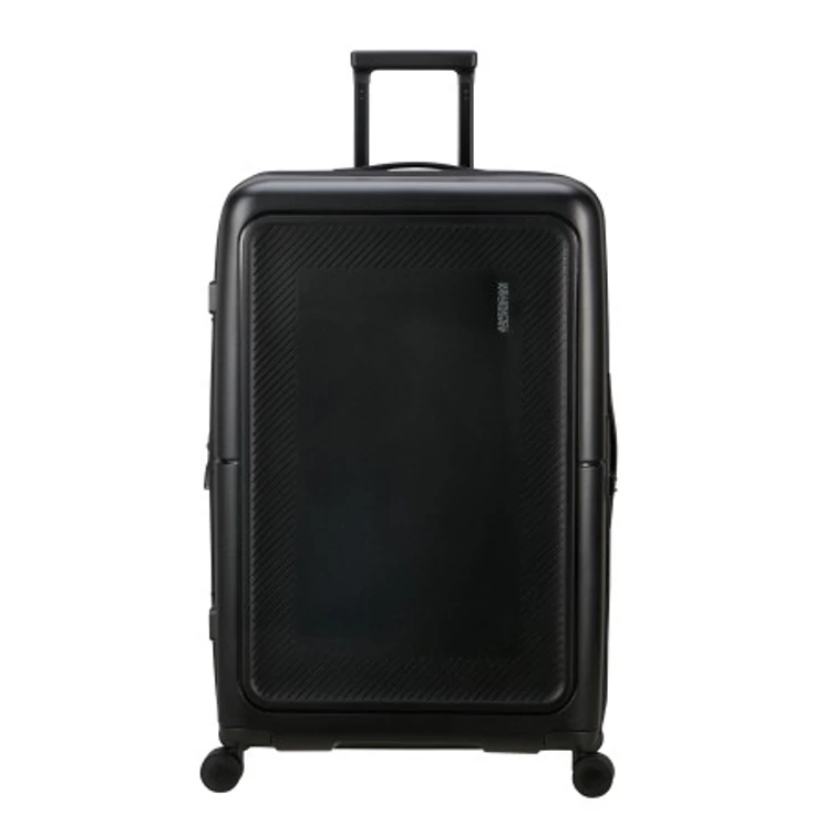 AMERICAN TOURISTER DASHPOP SPINNER 77/28 EXP TSA TRUE BLACK