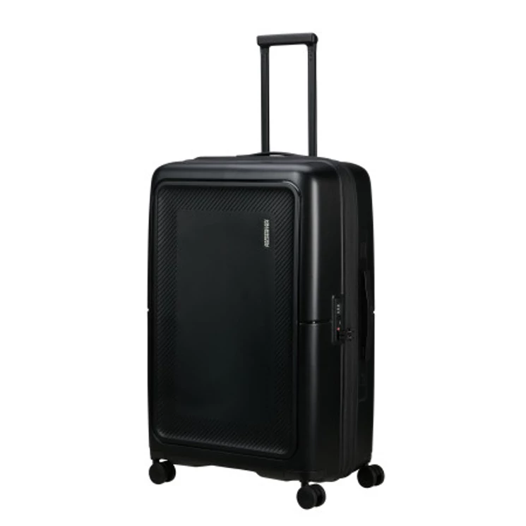 AMERICAN TOURISTER DASHPOP SPINNER 77/28 EXP TSA TRUE BLACK