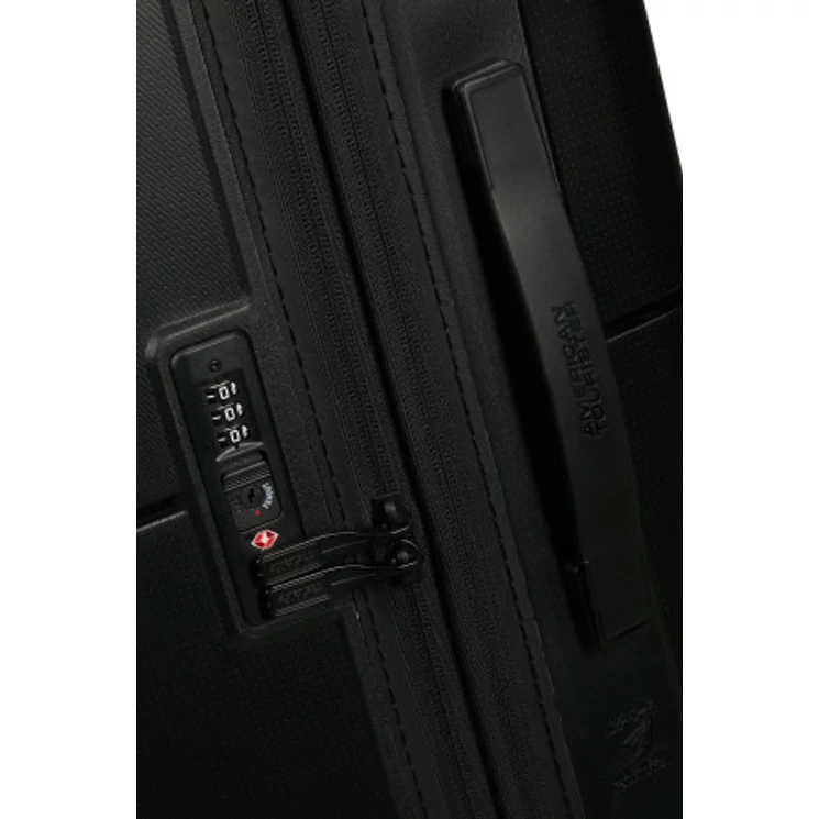 AMERICAN TOURISTER DASHPOP SPINNER 77/28 EXP TSA TRUE BLACK