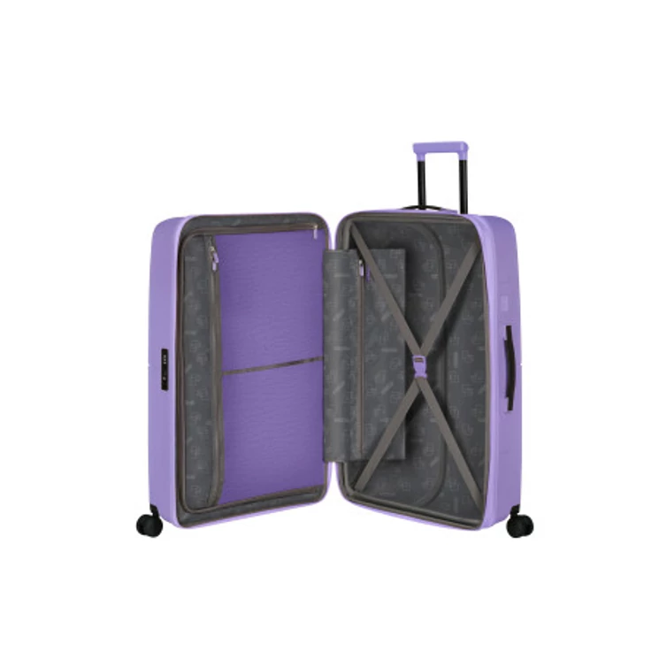 AMERICAN TOURISTER DASHPOP SPINNER 77/28 EXP TSA VIOLET PURPLE