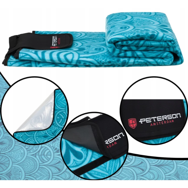 Szövet piknik takaró vízálló szigeteléssel XL 200x200 cm