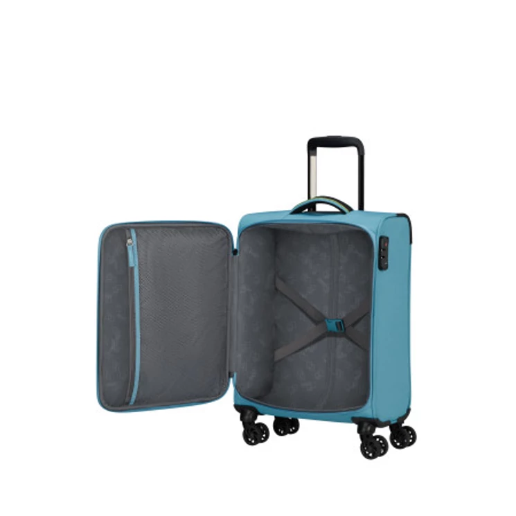 AMERICAN TOURISTER TAKE2CABIN SPINNER S TSA BREEZE BLUE