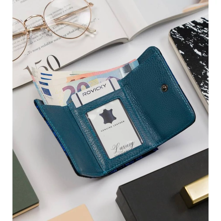 Kis méretű Valódi bőr női pénztárca- Lorenti