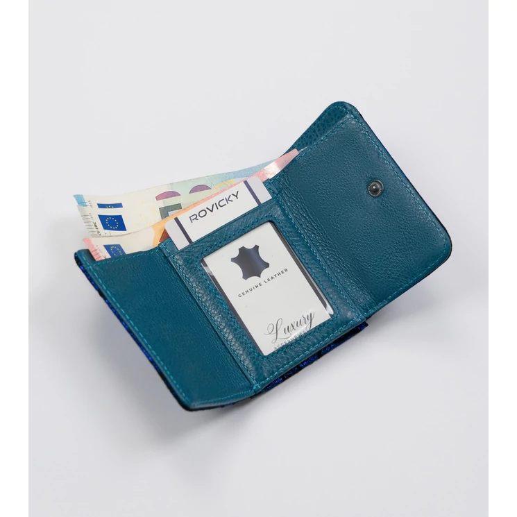 Kis méretű Valódi bőr női pénztárca- Lorenti