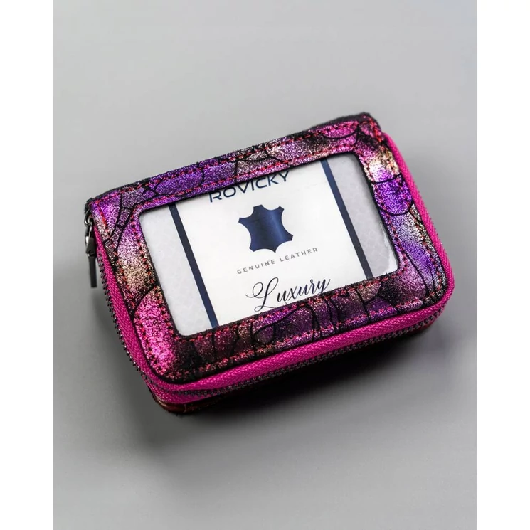 Kis méretű Valódi bőr női pénztárca- Lorenti