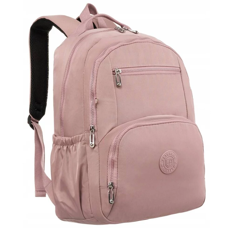 Tágas Sokzsebes Női hátizsák Lila színben