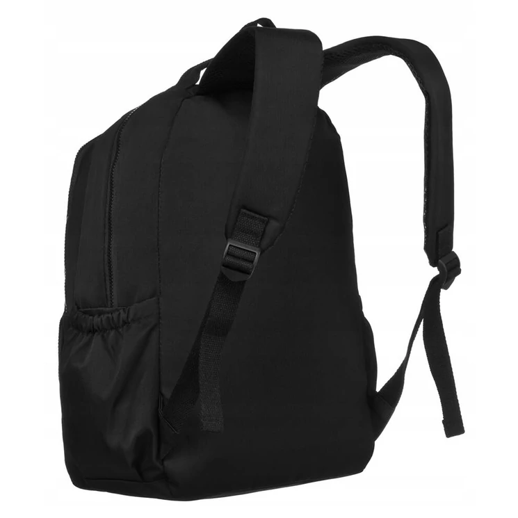 Tágas Sokzsebes Női hátizsák fekete színben