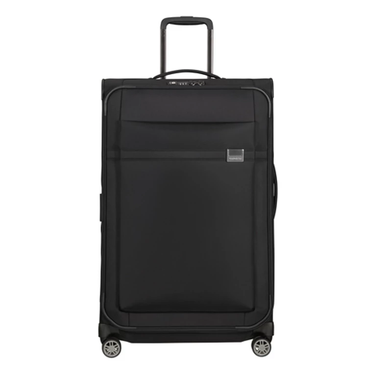 Samsonite Airea Spinner bővíthető bőrönd 78 cm Black