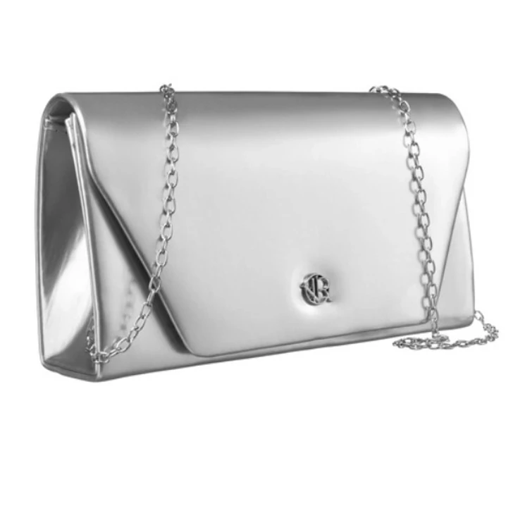 Elegáns női alkalmi táska Ezüst színben