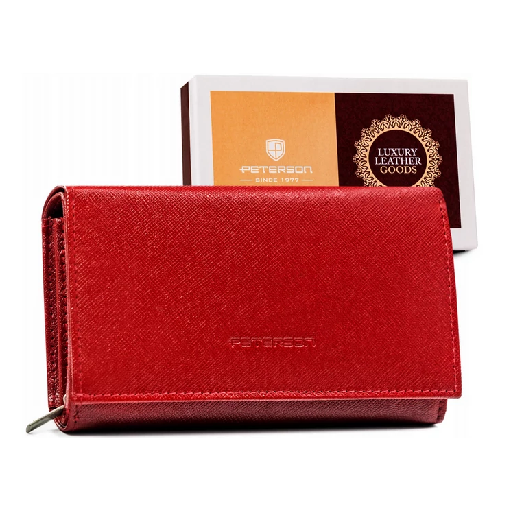 Peterson Valódi bőr női Pénztárca